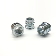 Good Price Zinc Alloy M6 M8 M10 Wood Insert Nuts In Nut Furtuniture Wood Insert Nut