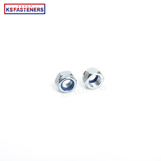 Hardware Fasteners Metal Stainless Steel M4 M6 M8 Galvanized DIN985 Hex Nylon Nuts Grade 4.8  8.8 Insert Lock Nut