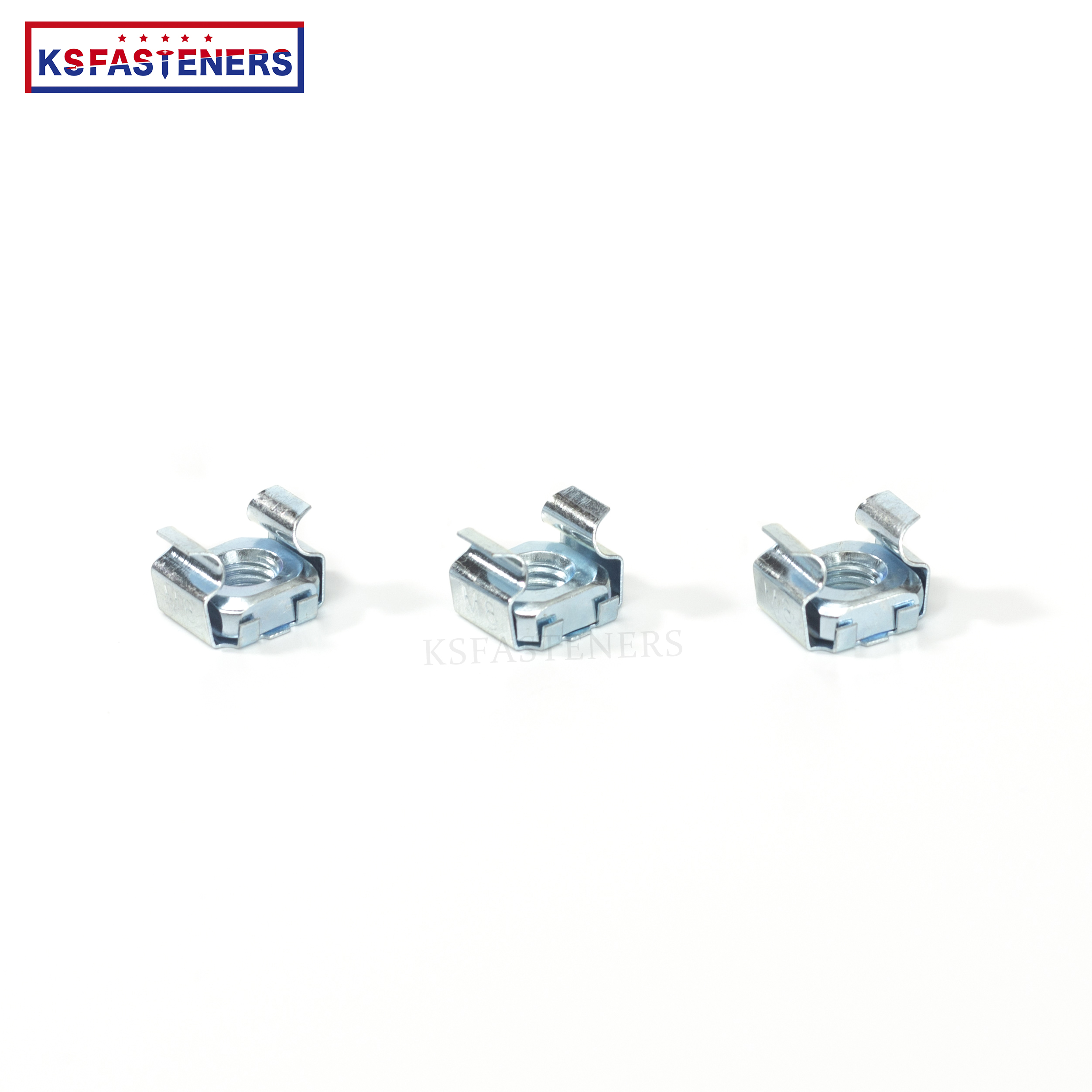 High Quality 4.8/ 8.8/ 10.9/ 12.9 Grade Galvanized Stainless Steel M4 M6 M8 Cage Nut Square Lock Cage Nuts