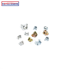 High Quality 4.8/ 8.8/ 10.9/ 12.9 Grade Galvanized Stainless Steel M4 M6 M8 Cage Nut Square Lock Cage Nuts