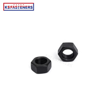 High Strength Black Zinc Plated Grade 8.8 10.9 Hex Nut M6 M8 M10 Din934 CarbonSteel Black Hex Nuts