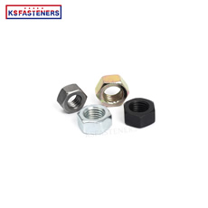 High Strength Black Zinc Plated Grade 8.8 10.9 Hex Nut M6 M8 M10 Din934 CarbonSteel Black Hex Nuts