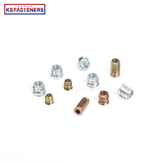 Low Price High quality Furniture Wood Insert Nut Standoff Screw M2 M3 M4 M6 M8 Threaded Insert Nut For Wood