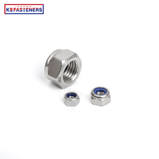 Low price export stainless steel high quality optional hex nylon lock nut insert lock nut