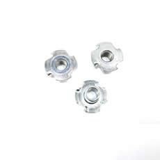New Design Carbon Steel M2 Four Jaw Insert Nuts For Furniture Hardware Industry