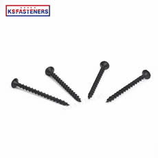 PARAFUSO 3.5x25mm Black  Thread Self Tapping Chipboard Flat Head