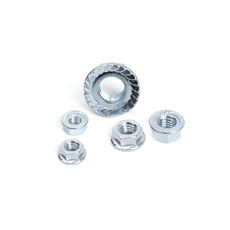 Wholesale M4 M5 M6 M8 M10 M12 Din6923 Hex Flange Nuts galvanized Serrated Self Locking Hex Flange Nut