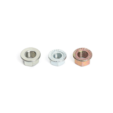 Wholesale M4 M5 M6 M8 M10 M12 Din6923 Hex Flange Nuts galvanized Serrated Self Locking Hex Flange Nut